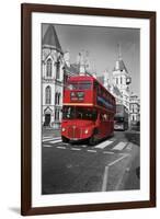 Red Bus-Chris Bliss-Framed Photographic Print