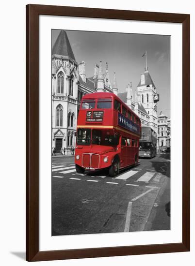 Red Bus-Chris Bliss-Framed Photographic Print