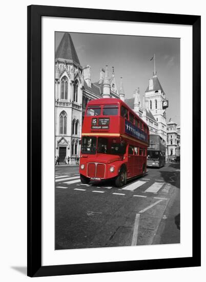 Red Bus-Chris Bliss-Framed Photographic Print