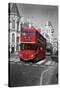 Red Bus-Chris Bliss-Stretched Canvas