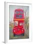 Red Bus-Antonia Myatt-Framed Giclee Print