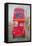 Red Bus-Antonia Myatt-Framed Stretched Canvas