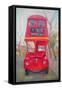 Red Bus-Antonia Myatt-Framed Stretched Canvas
