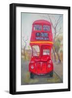 Red Bus-Antonia Myatt-Framed Giclee Print