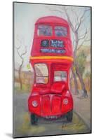 Red Bus-Antonia Myatt-Mounted Giclee Print