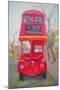 Red Bus-Antonia Myatt-Mounted Giclee Print