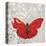 Red Butterfly-Alan Hopfensperger-Stretched Canvas