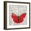 Red Butterfly-Alan Hopfensperger-Framed Art Print