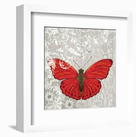 Red Butterfly-Alan Hopfensperger-Framed Art Print