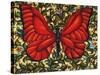 Red Butterfly-Holly Carr-Stretched Canvas