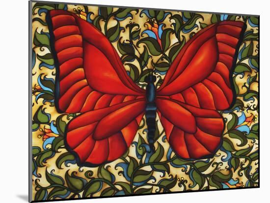 Red Butterfly-Holly Carr-Mounted Giclee Print