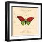 Red Butterfly-Artique Studio-Framed Art Print