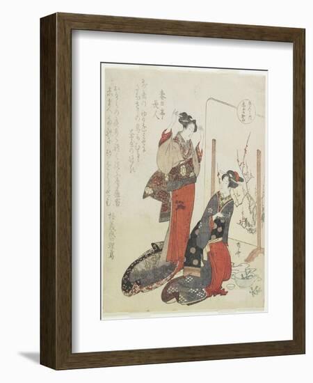 Red, C. 1820-Ryuryukyo Shinsai-Framed Giclee Print