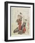 Red, C. 1820-Ryuryukyo Shinsai-Framed Giclee Print