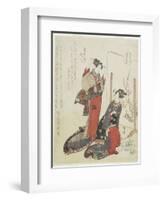 Red, C. 1820-Ryuryukyo Shinsai-Framed Giclee Print