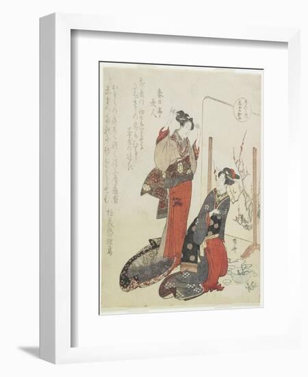 Red, C. 1820-Ryuryukyo Shinsai-Framed Giclee Print