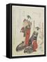 Red, C. 1820-Ryuryukyo Shinsai-Framed Stretched Canvas