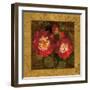 Red Camellias II-John Seba-Framed Art Print