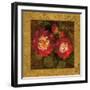 Red Camellias II-John Seba-Framed Art Print