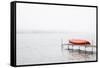 Red Canoe-Brooke T. Ryan-Framed Stretched Canvas