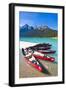 Red Canoes for Hire-Neale Clark-Framed Photographic Print