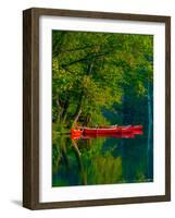 Red Canoes-Steven Maxx-Framed Photographic Print