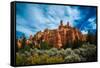 Red Canyon-Tim Oldford-Framed Stretched Canvas