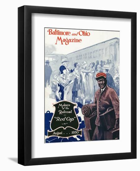 Red Cap-Charles H. Dickson-Framed Premium Giclee Print