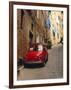 Red Car Parked in Narrow Street, Siena, Tuscany, Italy-Ruth Tomlinson-Framed Photographic Print