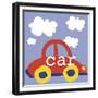 Red Car-Erin Clark-Framed Giclee Print