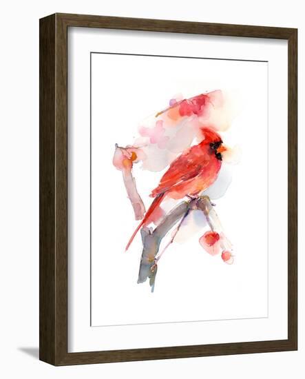 Red Cardinal, 2016-John Keeling-Framed Giclee Print