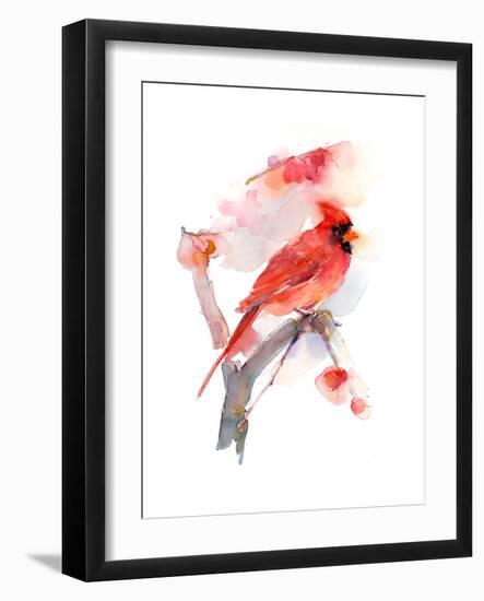 Red Cardinal, 2016-John Keeling-Framed Giclee Print