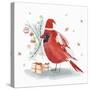 Red Cardinal II-PI Studio-Stretched Canvas