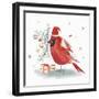 Red Cardinal II-PI Studio-Framed Art Print