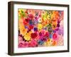 Red Carnation-Neela Pushparaj-Framed Giclee Print