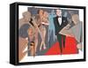 Red Carpet-A Richard Allen-Framed Stretched Canvas