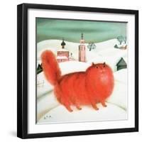 Red Cat, 1994-David Khaikin-Framed Giclee Print