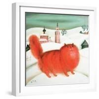 Red Cat, 1994-David Khaikin-Framed Giclee Print