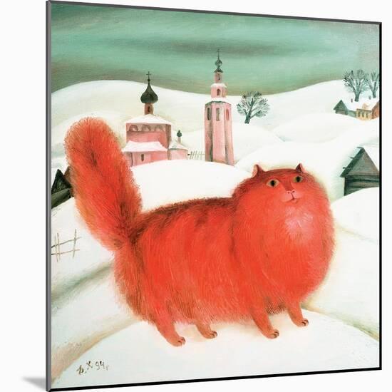 Red Cat, 1994-David Khaikin-Mounted Giclee Print