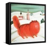 Red Cat, 1994-David Khaikin-Framed Stretched Canvas