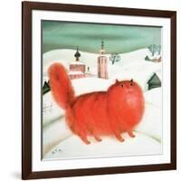 Red Cat, 1994-David Khaikin-Framed Giclee Print