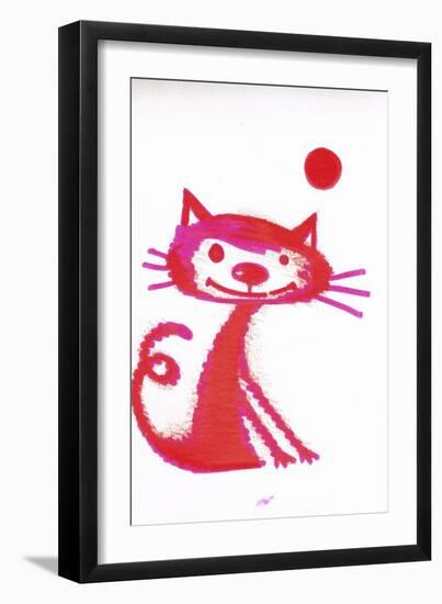 Red Cat 7-Oxana Zaiko-Framed Giclee Print