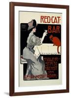 Red Cat Bar-Georges Rogier-Framed Art Print