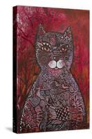 Red Cat-Oxana Zaika-Stretched Canvas