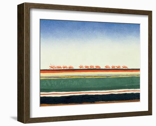 Red Cavalry, 1928-32-Kasimir Malevich-Framed Giclee Print