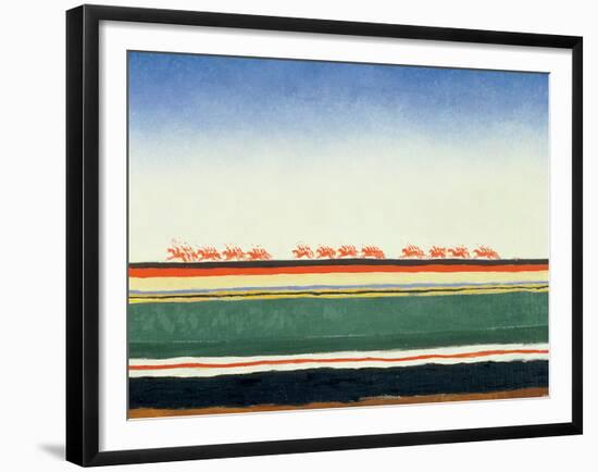 Red Cavalry, 1928-32-Kasimir Malevich-Framed Giclee Print