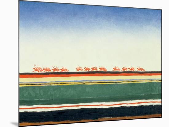 Red Cavalry, 1928-32-Kasimir Malevich-Mounted Giclee Print