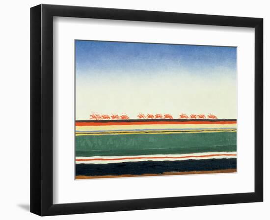 Red Cavalry, 1928-32-Kasimir Malevich-Framed Giclee Print