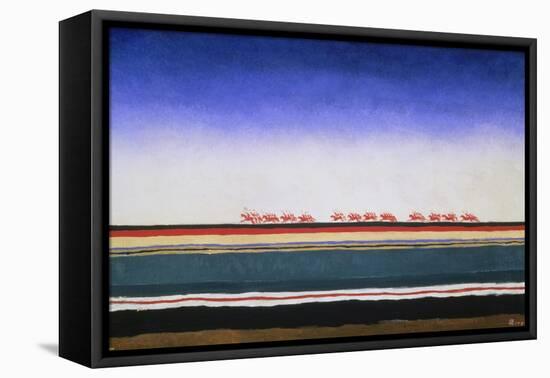 Red Cavalry, 1928-Kasimir Malevich-Framed Stretched Canvas