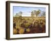 Red Centre Landscape Near Uluru, Yulara, Northern Territory, Australia-Ken Gillham-Framed Photographic Print